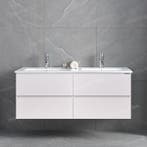 AKTIE! Badmeubel INCLUSIEF KRAAN EN AFVOER ! 80 - 140 cm set, Verzenden, Nieuw, Wastafelkast