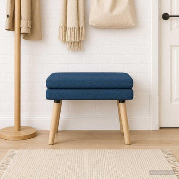 vidaXL Dubbel-laags bank Blauw 60 x 40 x 46 cm Stof, Verzenden, Nieuw