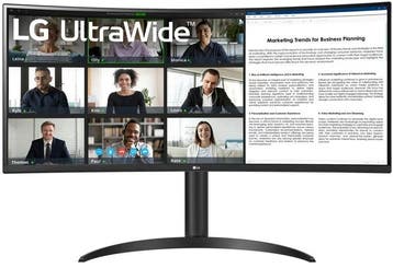 LG 34WR55QK-B Zwart , 34 3440x1440 Doossschade, VA, Ophalen of Verzenden, Zo goed als nieuw, 34"