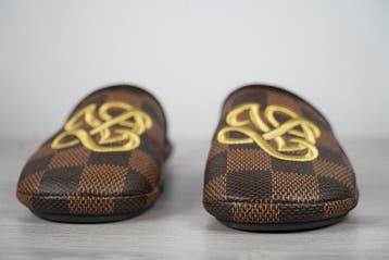 Louis Vuitton Damier Ebene Palace Slipper - Sandales -
