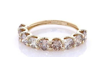 Zonder minimumprijs - Ring - 14 karaat Geel goud - 2.04ct.