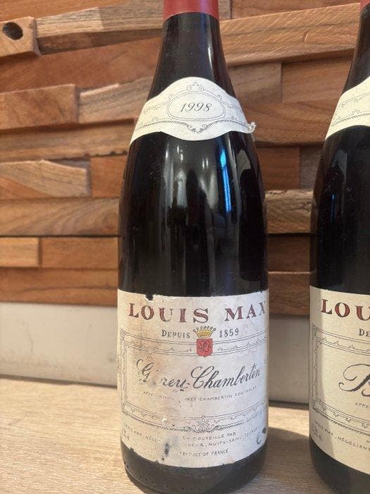 1992 Louis Max Nuits St Georges, 1996 Beaune & 1998 - Gevrey, Verzamelen, Wijnen
