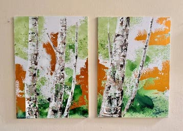 Andrea Krauß - Sunlit Stillness_09 diptychon