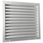 Buitenmuurrooster aluminium (LxH) 300x300mm, Verzenden, Nieuw