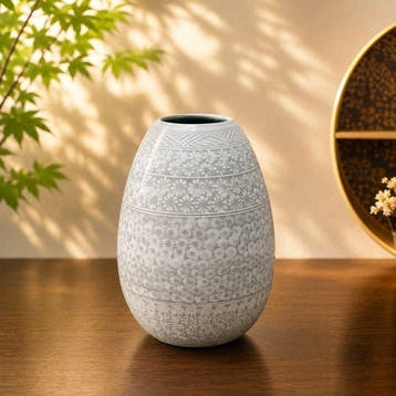 Vase - Céramique - Japon - Vase Shimizu Ware avec boîte