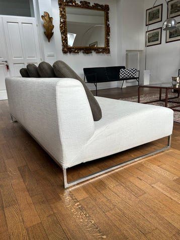 B&B Italia - Antonio Citterio - Solo - Sofa - Chroom, Linnen