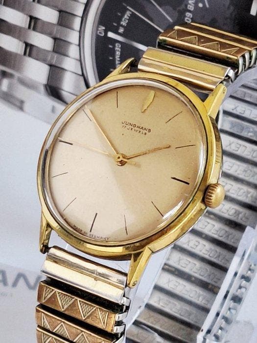 Junghans - Mechanische cal J 84/s Gold Plated - Sans prix de, Bijoux, Sacs & Beauté, Montres | Hommes