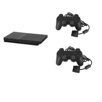 Playstation 2 Console Slim Zwart + 2 Nieuwe Controllers (..., Consoles de jeu & Jeux vidéo, Consoles de jeu | Sony PlayStation 2