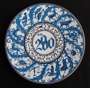 K G Faïencerie de Lunéville - H. Chassagnac - Plat - Faïence