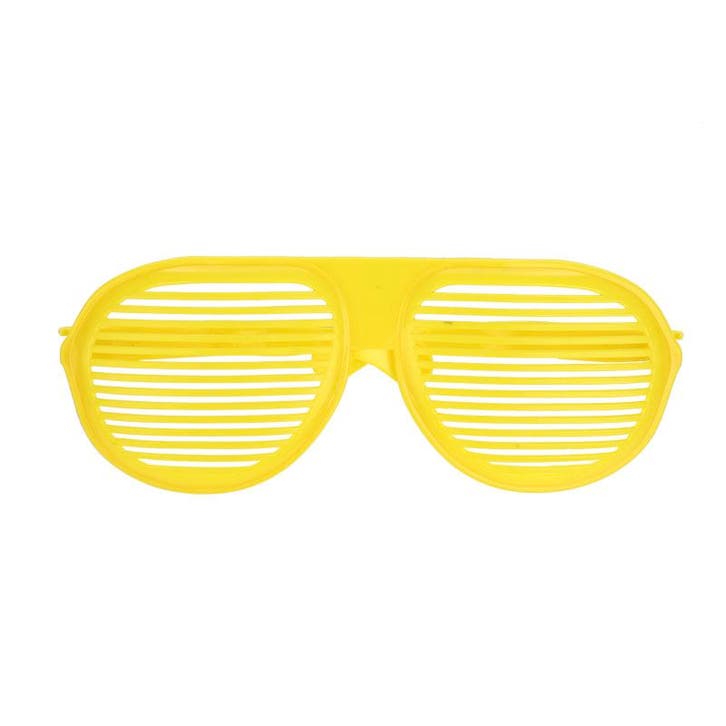 Fluo Verkleed Bril Geel - Neon Kinderen - Party Carnaval, Verzamelen, Overige Verzamelen, Verzenden