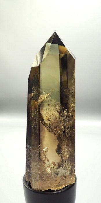 Rookkwarts-obelisk - 1.036 g - hoogwaardig natuurkristal met
