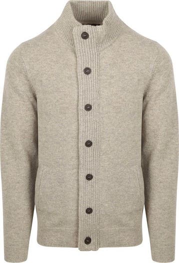 Barbour Zip Vest Wol Greige maat Maat 52/54 (L) Heren, Verzenden
