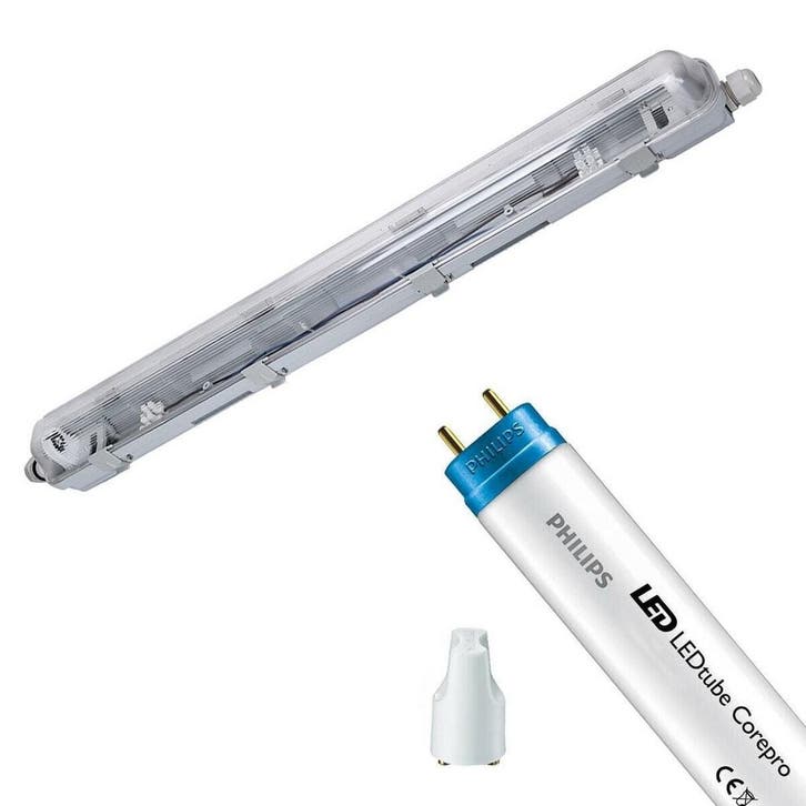 LED Waterdichte TL Armatuur met T8 Buis - Velvalux, Huis en Inrichting, Lampen | Overige, Nieuw, Verzenden