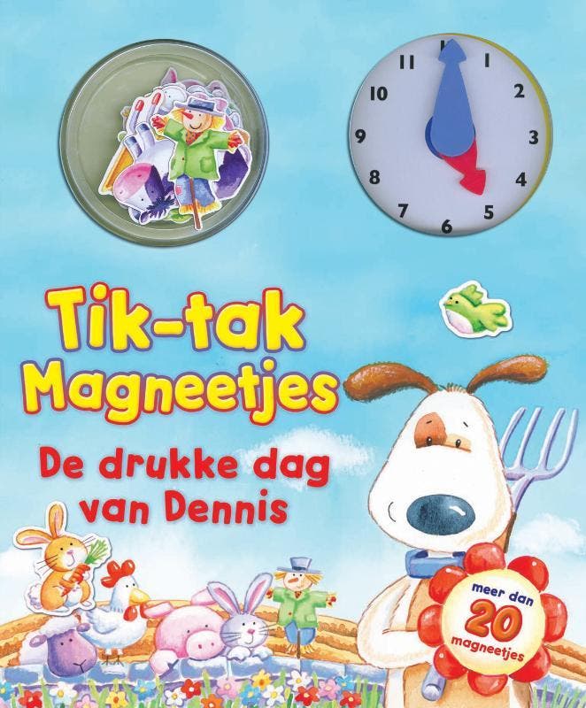De drukke dag van Dennis / Tik - Tak magneetjes, Boeken, Kinderboeken | Baby's en Peuters, Gelezen, Verzenden