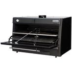 Houtskooloven-BBQ zwart | 150kg/u | GN 2/1 - GN 1/1 |, Verzenden, Nieuw in verpakking