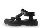 Manfield Sandalen in maat 41 Zwart, Kleding | Dames, Schoenen, Verzenden, Zwart, Sandalen of Muiltjes, Zo goed als nieuw