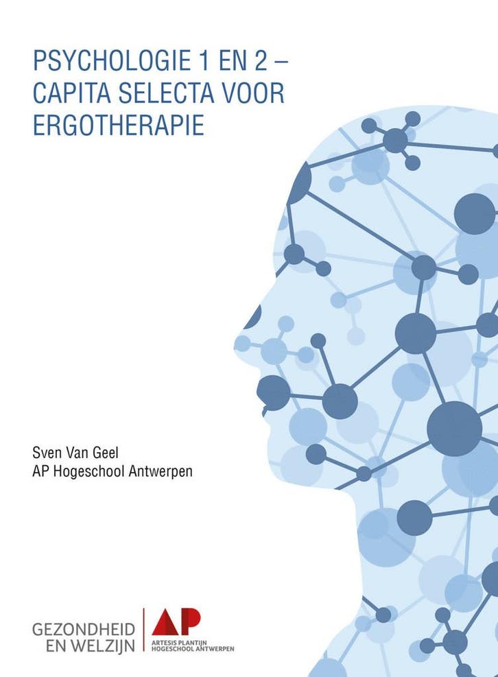 Psychologie 1 en 2 - Capita Selecta voor Ergotherapie, Boeken, Schoolboeken, Zo goed als nieuw, Verzenden