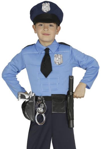 Politie Verkleedset Jongen 4 delig, Verzenden, Nieuw