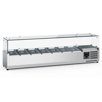 Opzetkoelvitrine | 7x 1/3 GN | +2°C/+8°C |, Verzenden, Nieuw in verpakking