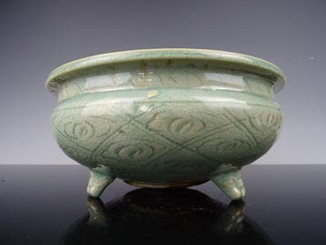 Encensoir - Porcelaine - Dynastie Yuan 1279-1368, Antiquités & Art