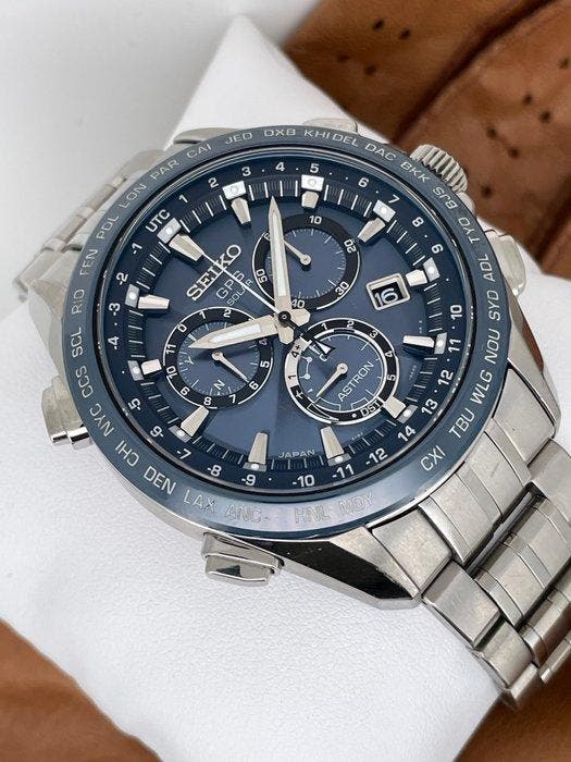 Seiko - Astron GPS Solar Chronograph - Zonder minimumprijs -, Handtassen en Accessoires, Horloges | Antiek