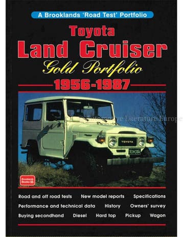 TOYOTA LAND CRUISER GOLD PORTFOLIO 1956 - 1987  (BROOKLAND.., Ophalen of Verzenden, Nieuw