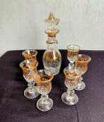 Drinkset - Glas, Hout, Porselein, Antiquités & Art