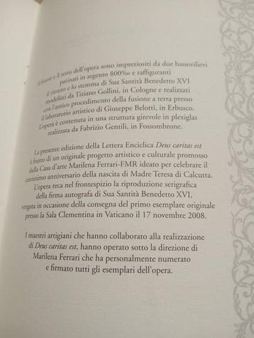 Benedetto XVI - Deus Caritas Est - 2008