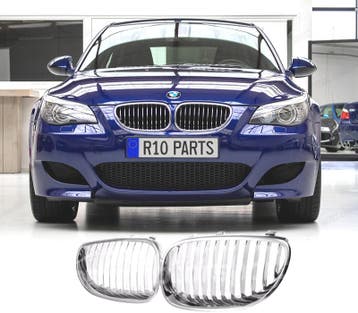 CALANDRES BMW E60 E61 03-10 CHROMÉ, Auto-onderdelen, Verzenden, Nieuw