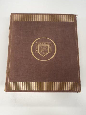 Wereld 1850/1940 - Collectie klassieke zegels in 2 antieke, Gestempeld