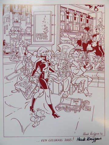 Franka - Een gelukkig 2003 - ansichtkaart - gesigneerd, Boeken, Nieuw