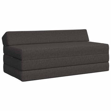 vidaXL Vouwbare Sofa Bed Donkergrijs 120 x 60 x 49 cm Stof, Verzenden, Nieuw