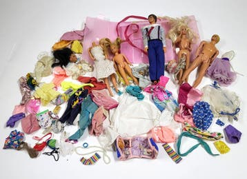 Vintage barbie- en Ken-poppenkleding, kavel uit de jaren 80, Kinderen en Baby's, Verzenden, Nieuw