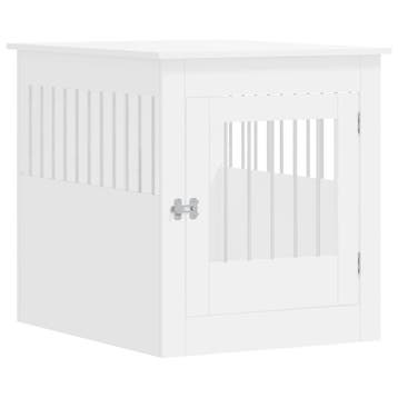 Hondenbench 80cm wit | Tweede kansje | OP = OP, Dieren en Toebehoren, Verzenden, Zo goed als nieuw