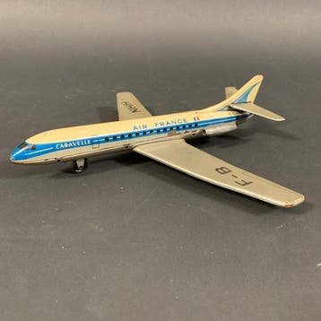 TippCo - Speelgoed vliegtuig Sud Aviation Caravelle F-BNHH, Antiek en Kunst