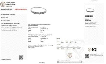 Armband - 18 karaat Witgoud - 3.74ct. tw. Diamant, Nieuw