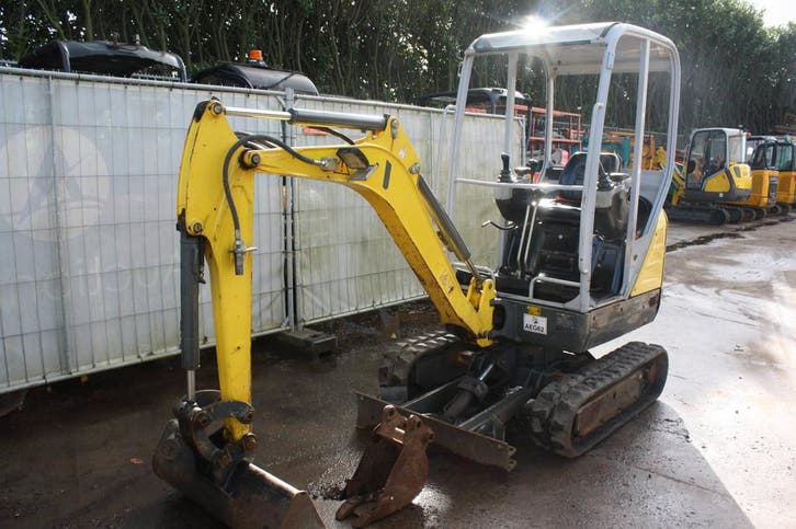 Veiling: Minigraver Wacker Neuson ET16 Diesel 14kW 2019, Zakelijke goederen, Machines en Bouw | Kranen en Graafmachines, Ophalen