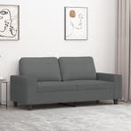 vidaXL Tweezitsbank / zetel 140 cm stof donkergrijs, Verzenden, Nieuw