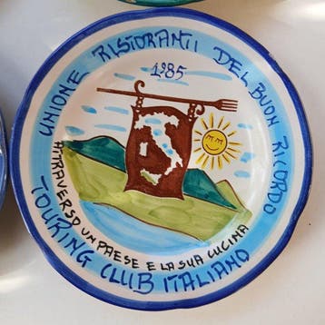 Buon Ricordo - Touring Club - Ceramica Vietri Mare - Schotel
