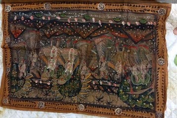 Wandtapijt (3) - 110 cm - 90 cm, Antiek en Kunst