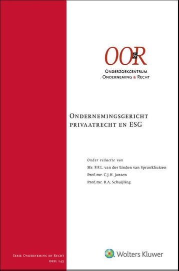 Ondernemingsgericht privaatrecht en ESG 9789013174991, Boeken, Verzenden, Zo goed als nieuw