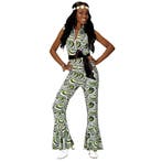 Disco 70S Jumpsuit Dames, Kleding | Dames, Verzenden, Nieuw