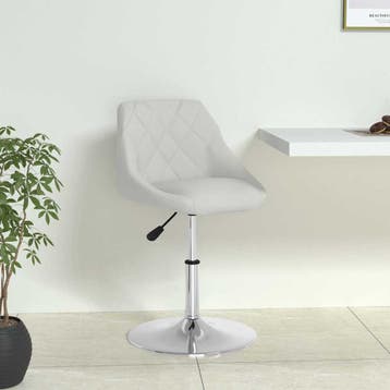 vidaXL Eetkamerstoel kunstleer wit, Huis en Inrichting, Stoelen, Verzenden, Nieuw