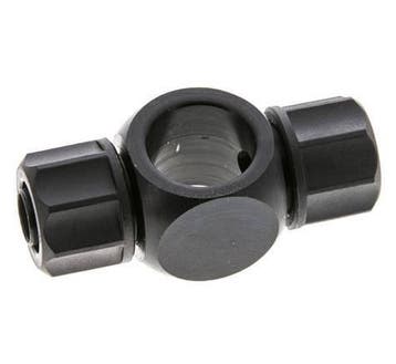 11.6x9 & G3/8 '' Aluminium Banjo T-Opsteekoppeling, Verzenden