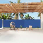vidaXL Windscherm uittrekbaar 180x1200 cm blauw, Verzenden, Nieuw