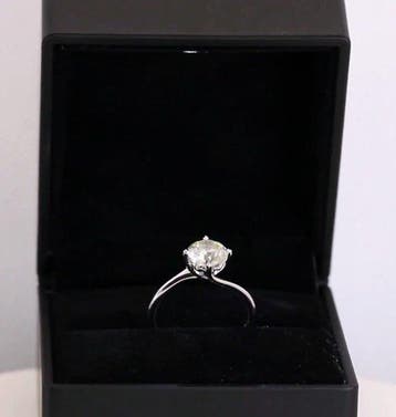 Verlovingsring - 18 karaat Witgoud - 2.00ct. tw. Diamant