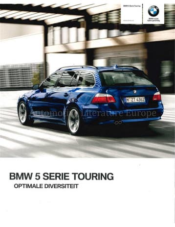 2009 BMW 5 SERIE TOURING BROCHURE NEDERLANDS, Nieuw