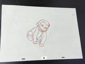 Universal Studios - Originele animatietekening - Curious, Cd's en Dvd's, Nieuw in verpakking