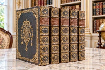 [Royal Bindings] - Bayardi - Antichità d’Ercolano - 1752