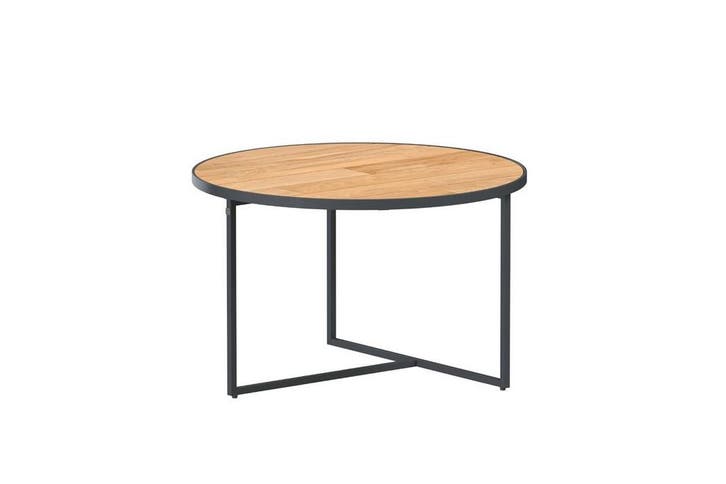 4 Seasons Outdoor Strada tafel met teak blad Ø 58,5 cm *, Tuin en Terras, Tuinsets en Loungesets